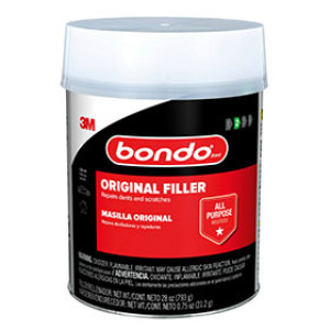 BONDO OR-QT-ES ORIGINAL FILLER W/CAP & CREAM HARDENER ALL PURPOSE SOLUTION