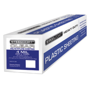 PETOSKEY PLASTICS FGP9941-74A 20' X 100' 4 MIL CLEAR POLYETHYLENE PLASTIC FILM