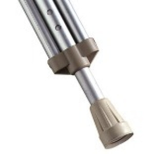 SHEPHERD 9742 3/4" - 7/8" OFF WHITE RUBBER CRUTCH TIPS (2CD)