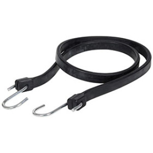 KEEPER 06245 45" MOLDED RUBBER STRAP WITH ZINC PLATED STRONG STEEL HOOKS BULK