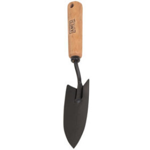 AMES 2446200 HAND TRANSPLANTER WITH WOOD HANDLE HANG HOLE STEEL BLADE DESIGN