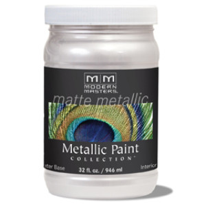 MODERN MASTERS MM705-32 OYSTER MATTE METALLIC PAINT
