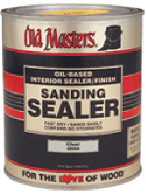 OLD MASTERS 45004 OIL-BASED INTERIOR SANDING SEALER/FINISH CLEAR