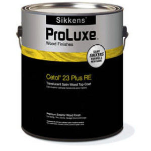 PROLUXE SIKKENS 366056 23 TOP COAT RE CEDAR TOPCOAT TRANSLUCENT SIK43077