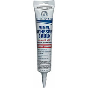 PHENOSEAL 10101 5.5 OZ VINYL ADHESIVE CAULK WHITE 07026