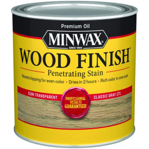 MINWAX 227614444 271 CLASSIC GRAY WOOD FINISH PENETRATING STAIN