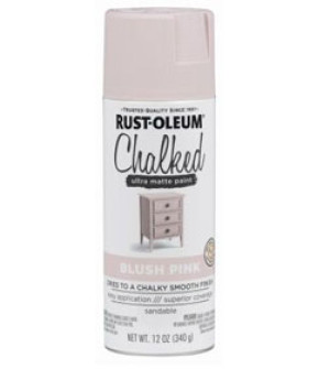 RUST-OLEUM SPECIALTY 302594 12 OZ CHALKED ULTRA MATTE SPRAY PAINT BLUSH PINK