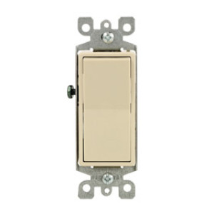 LEVITON S11-05601-2IS DECORA GROUNDING SWITCH IVORY