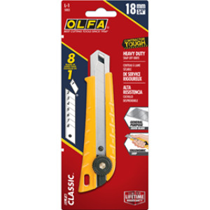 OLFA 5003 18MM HEAVY DUTY RATCHET LOCK UTILITY KNIFE L-1