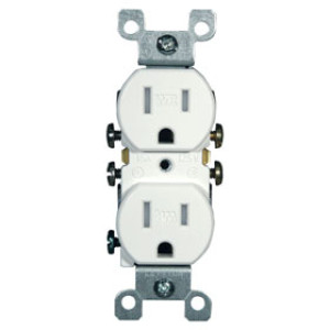 LEVITON 302-05320-0CP GROUNDING OUTLET BROWN
