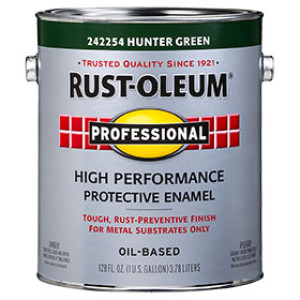 RUST-OLEUM PROFESSIONAL 242254 GLOSS HUNTER GREEN ENAMEL 100 VOC