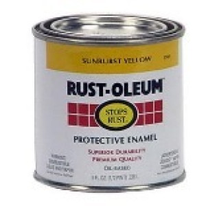 RUST-OLEUM STOPS RUST 7747730 GLOSS PROTECTIVE ENAMEL SUNBURST YELLOW