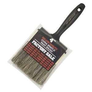 WOOSTER FACTORY SALE Z1101 4" GRAY CHINA BRISTLE PAINT BRUSH SQUARE TRIM