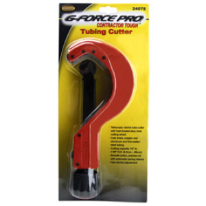 G-FORCE 24078 TUBING CUTTER RATCHET STYLE 1/4" TO 2-5/8"