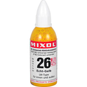 MIXOL S/26 20 ML LW-TYPE TRUE YELLOW UNIVERSAL TINTING PASTE