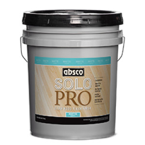 ABSCO 90305 SOLO PRO MATTE CRYSTAL CLEAR WOOD FLOOR FINISH 275 VOC