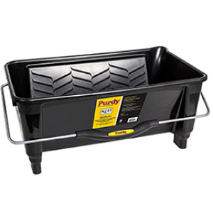 PURDY 140796018 18" 5 GAL DUAL ROLL OFF BUCKET BLACK POLY W/ ERGONOMIC HANDLE