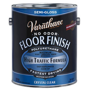 RUST-OLEUM VARATHANE 230131 WATER BASED CRYSTAL CLEAR FLOOR FINISH SEMI-GLOSS