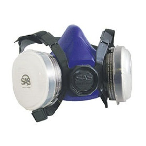 SAS 8661-93 BANDIT OV/N95 DISPOSABLE HALF MASK RESPIRATOR LARGE - NIOSH
