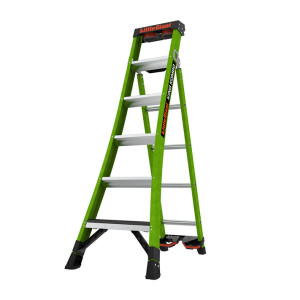 LITTLE GIANT 13906-071 KING KOMBO IAA 6' FIBERGLASS 3-IN-1 COMBINATION LADDER