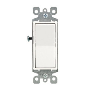 LEVITON S12-05601-2WS DECORA GROUNDING SWITCH WHITE