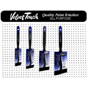 VELVET TOUCH 41100 PRO BLACK BLENDED BRISTLE ANGULAR SASH ASSORTMENT