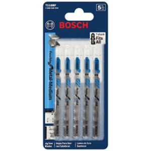 BOSCH T118BF 3" 14TPI BI-METAL SHANK JIGSAW BLADE 5 PACK