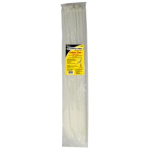 G-FORCE 25231 50 PK 24" X 5/16" NYLON CLEAR CABLE TIES