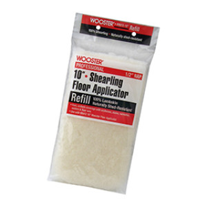 WOOSTER SHEARLING RR612-10 10" X 1/2" APPLICATOR LAMBSKIN REFILL FLOOR PADS