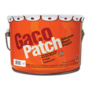GACO GP1500-2 SILICONE ROOF PATCH WHITE FLASHING GRADE UV STABLE WATERPROOF