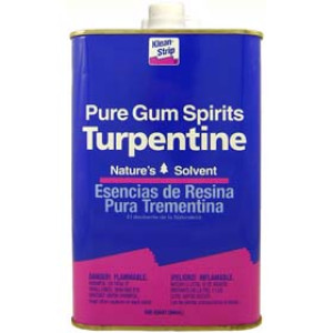 KLEAN STRIP KS QGT69 PURE GUM SPIRITS TURPENTINE QUARTS (NOT FOR SALE CT,NY)