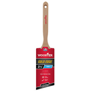 WOOSTER GOLD EDGE 5236 2-1/2" SEMI-OVAL ANGLE SASH BRUSH EXTRA FIRM FILAMENTS