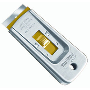 ALLWAY TOOLS 07007 GS RETRACTABLE SAFETY GLASS SCRAPER WITH 5 BLADES