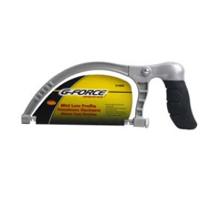 G-FORCE 21666 6" MINI LOW PROFILE ALUMINUM HACKSAW SOFT GRIP FRAME WITH 6" BLD