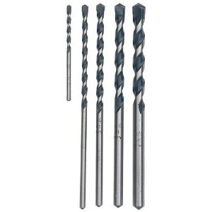 BOSCH HCBG500T BLUE GRANITE TURBO CARBIDE TIP HAMMER DRILL BIT SET 5PC