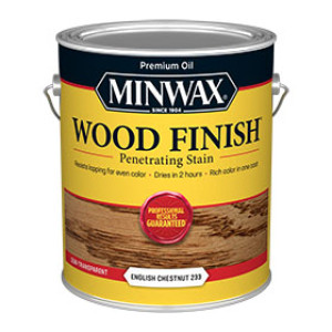 MINWAX 710870000 233 ENGLISH CHESTNUT WOOD FINISH PENETRATING STAIN 250 VOC