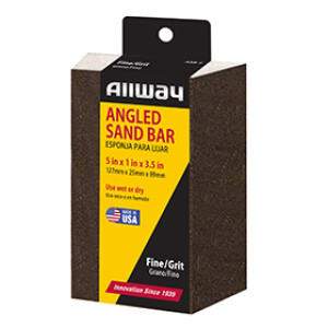 ALLWAY TOOLS 11005 ASB-F ANGLED SAND BAR FINE GRIT