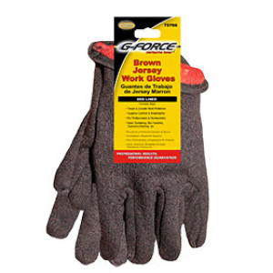 G-FORCE RL700 RED-LINED BROWN JERSEY GLOVES