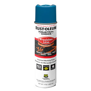 RUST-OLEUM 203022V 17 OZ CAUTION BLUE INVERTED MARKING SPRAY PAINT