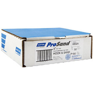 NORTON PROSAND 68324 5" P180B UVH HOOK & LOOP JOB PACK SANDING DISCS 50-PACK