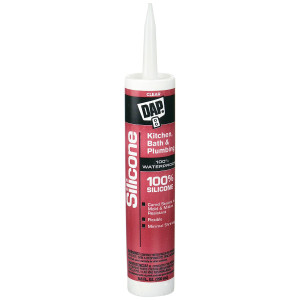 DAP 08648 9.8 OZ CLEAR KITCHEN & BATH 100% SILICONE SEALANT