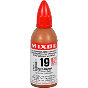 MIXOL S/19 20 ML LW-OXIDE-TYPE OXIDE CAMEL UNIVERSAL TINTING PASTE RAW SIENNA