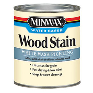 MINWAX 618604444 WATER BASED WHITE WASH PICKLING STAIN