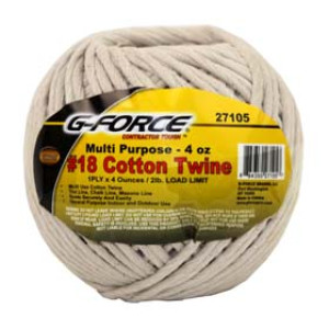 G-FORCE 27105 COTTON MASON LINE 1/4 LB. BALL