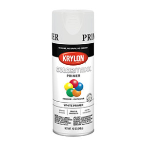 KRYLON K05584007 COLORMAXX PRIMER N/A WHITE PRIMER 12 OZ INDOOR - OUTDOOR