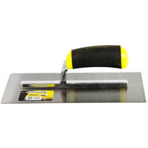 G-FORCE 70158 1/4" V-NOTCHED TROWEL 11" X 4-1/2" ERGO GRIP HANDLE