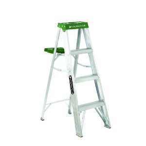 LOUISVILLE LADDER AS4004 4' TYPE II ALUMINUM STEPLADDER