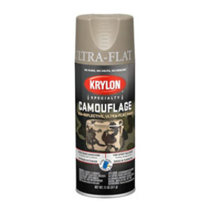 KRYLON K04291777 4291 CAMOUFLAGE ULTRA-FLAT KHAKI SPRAY PAINT 11 OZ FUSION
