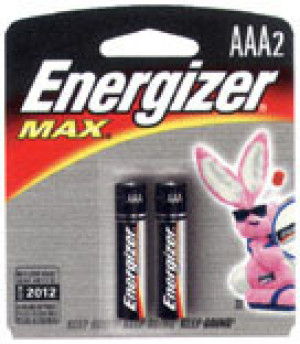 ENERGIZER E92BP 2 PK AAA ALKALINE BATTERY
