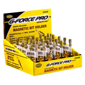 G-FORCE 22500 QUICK RELEASE MAGNETIC BIT HOLDER